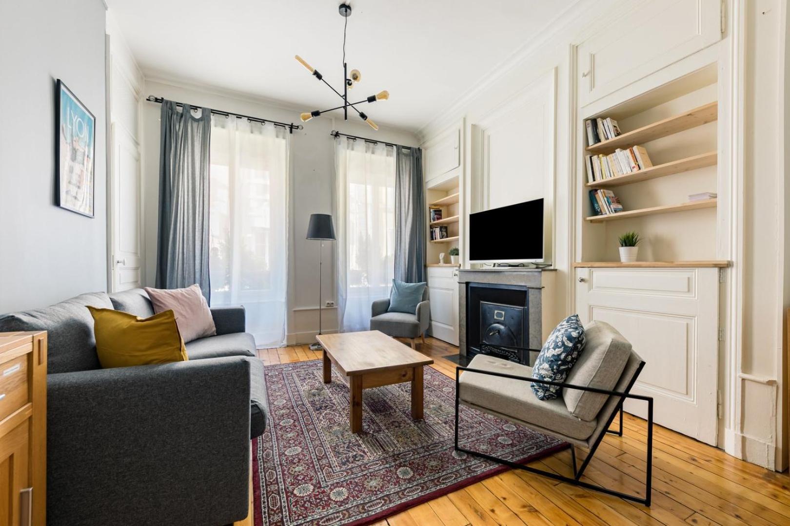 Appartement GuestReady - T2 - 10min Part Dieu - Spacious Apt à Lyon Extérieur photo